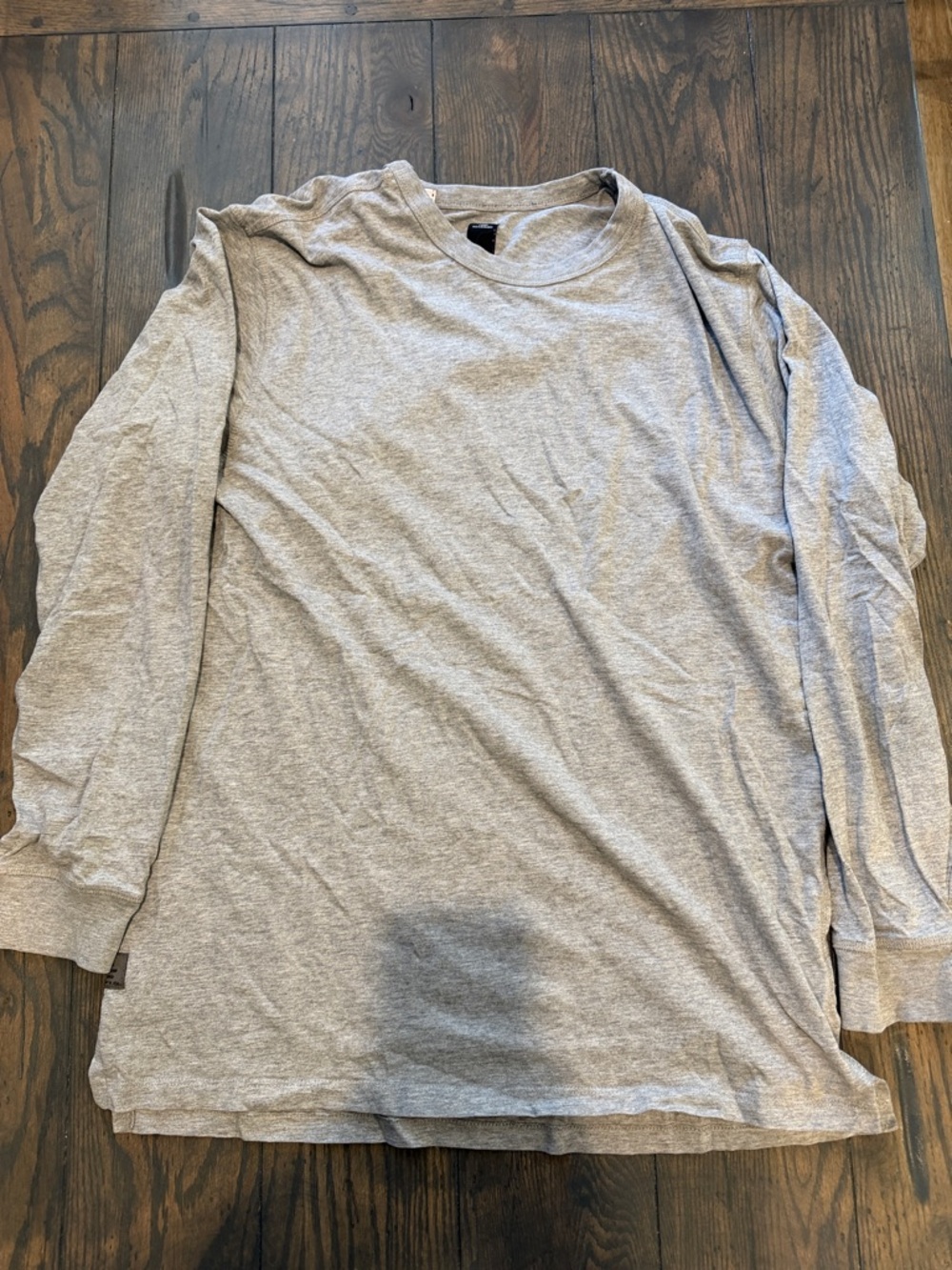 Imperial Motion Men's Long-Sleeve Crewneck Shirt - Light Gray